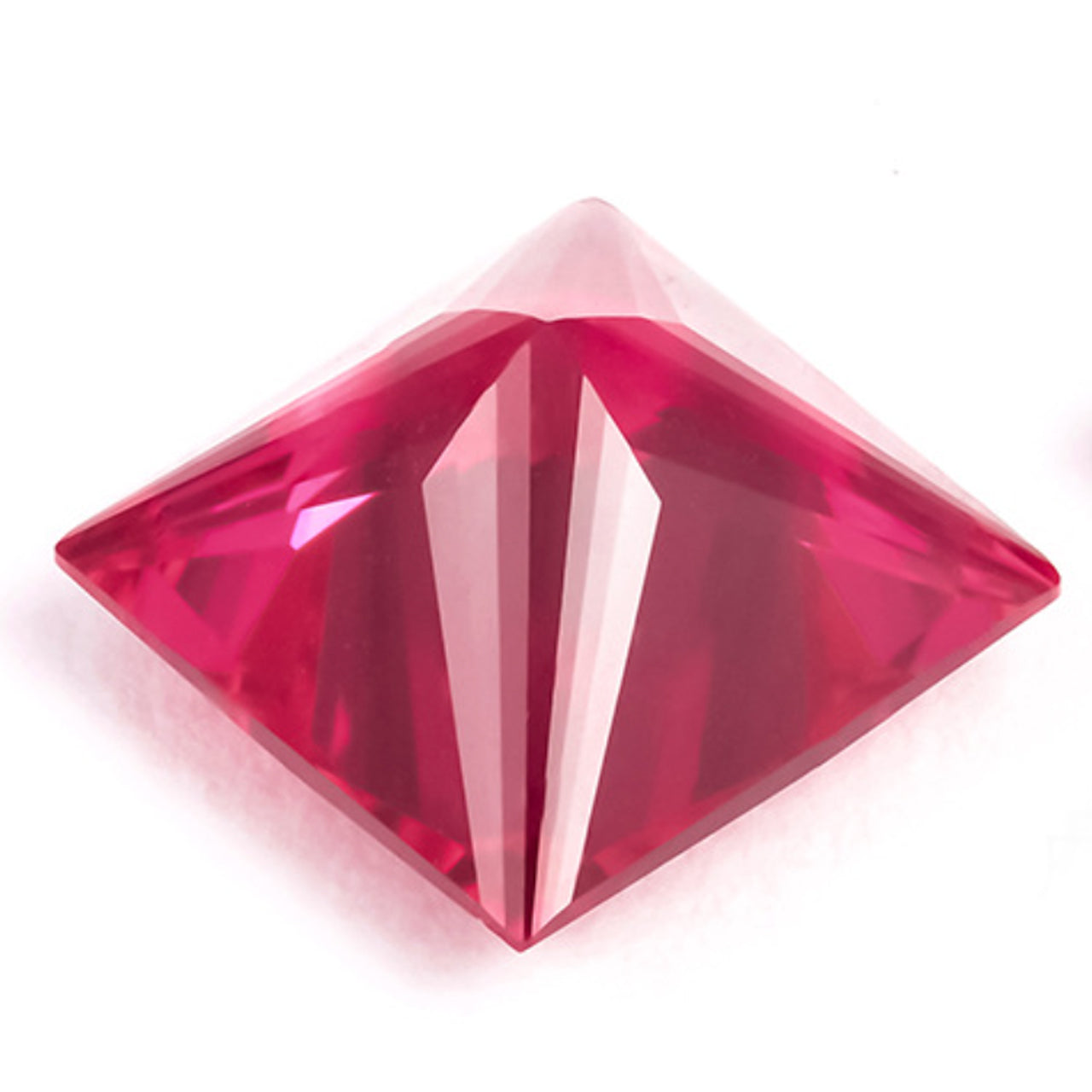 Ruby Princess Cut in Created Grade GEM | Lab Stone