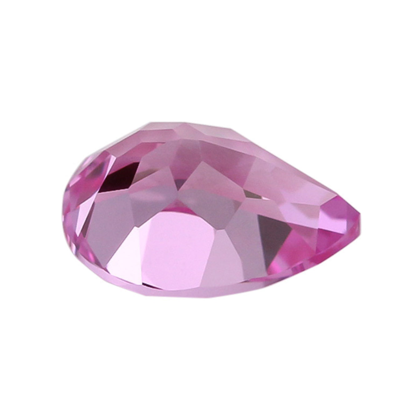 Pink Sapphire Pear Cut in Created Grade GEM | Lab Stone