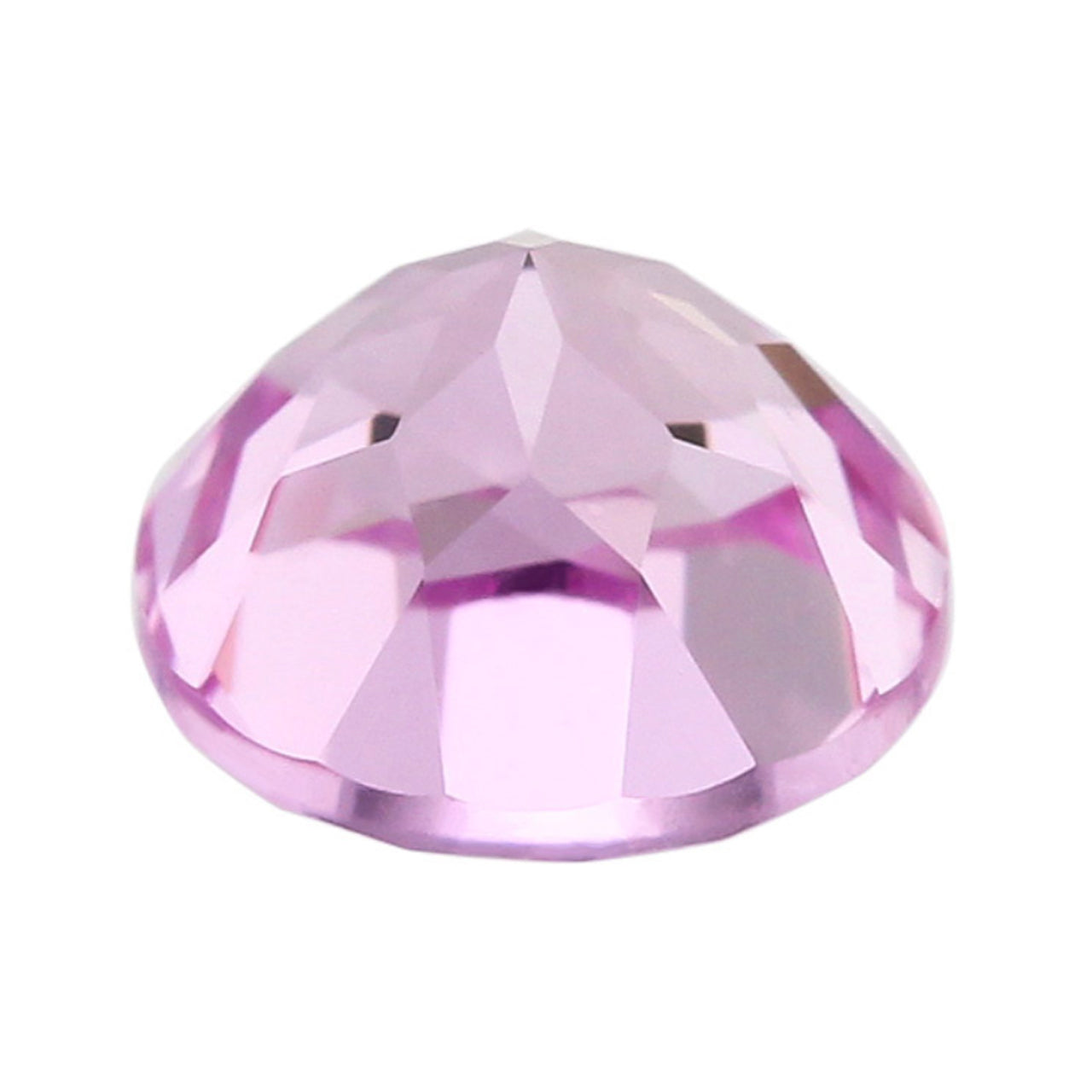 Pink Sapphire Round Cut in Created Grade GEM | Lab Stone