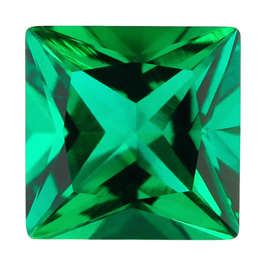 Emerald Princess Cut in Created Grade GEM | Lab Stone