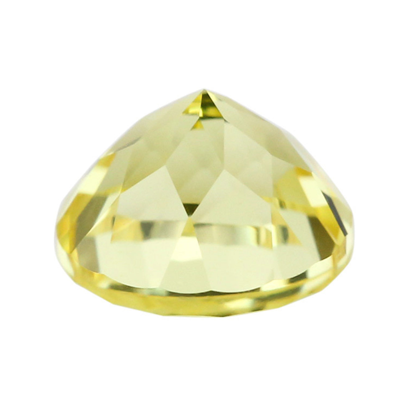 Yellow Sapphire Round Cut in Created Grade GEM | Lab Stone