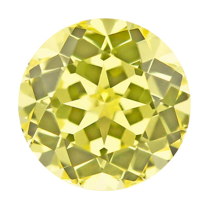 Yellow Sapphire Round Cut in Created Grade GEM | Lab Stone