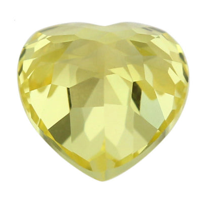 Green Sapphire Heart Cut in Created Grade GEM | Lab Stone