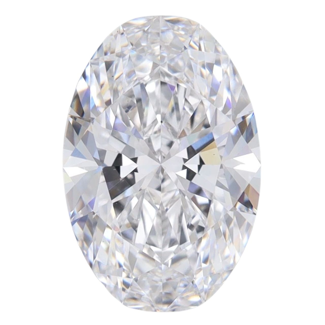 3.52 Carat Oval Lab Grown Diamond Oval Cut - D Color - VS1 Clarity -IGI Certified