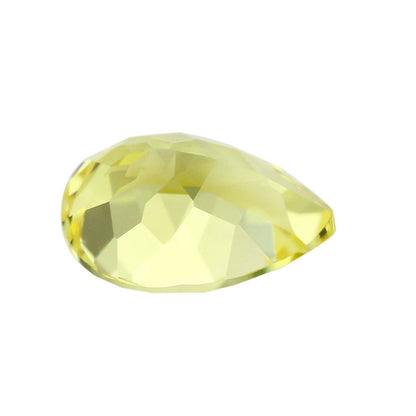 Yellow Sapphire Pear Cut in Created Grade GEM | Lab Stone