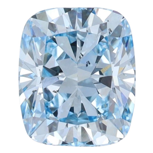 Lab Cushion Diamonds - Fancy Intense Blue - Lab Grown Diamond 2.01ct