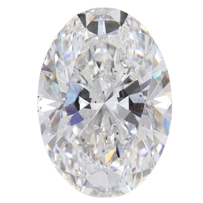 3.65 Carat Oval Lab Grown Diamond Oval Cut - E Color - VS1 Clarity -IGI Certified