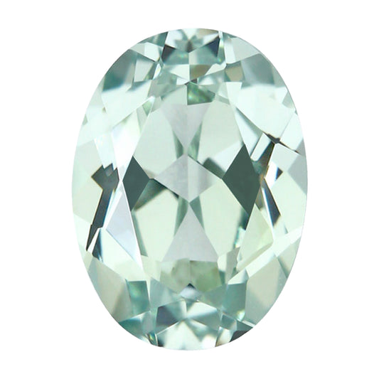 Green Sapphire Oval Cut in Created Grade GEM | Lab Stone