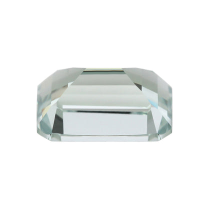 Green Sapphire Emerald Cut in Created Grade GEM | Lab Stone