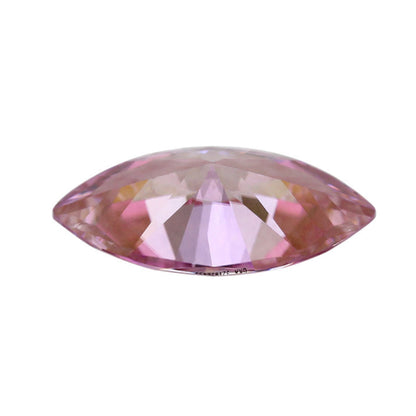 Pink Moissanite Gemstone in Marquise Cut