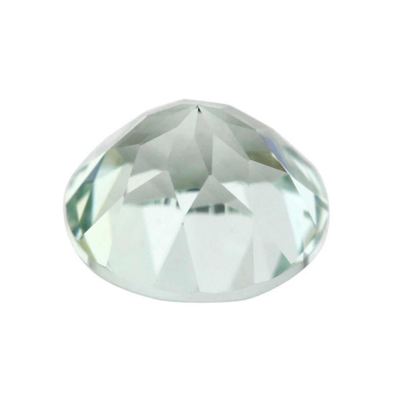 Green Sapphire Round Cut in Created Grade GEM | Lab Stone