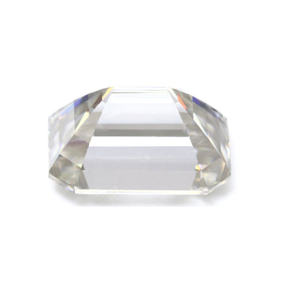 Value Grade Moissanite D Color Grade in Emerald Cut