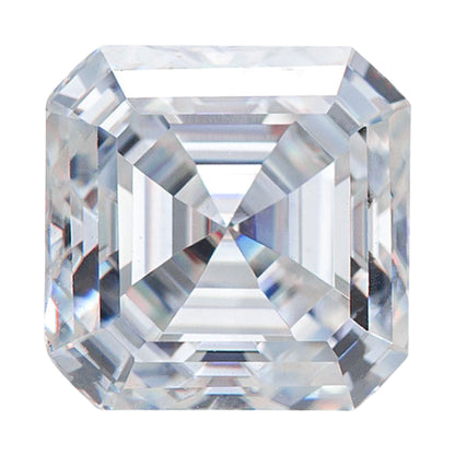 Value Grade Moissanite D Color Grade in Assher Cut