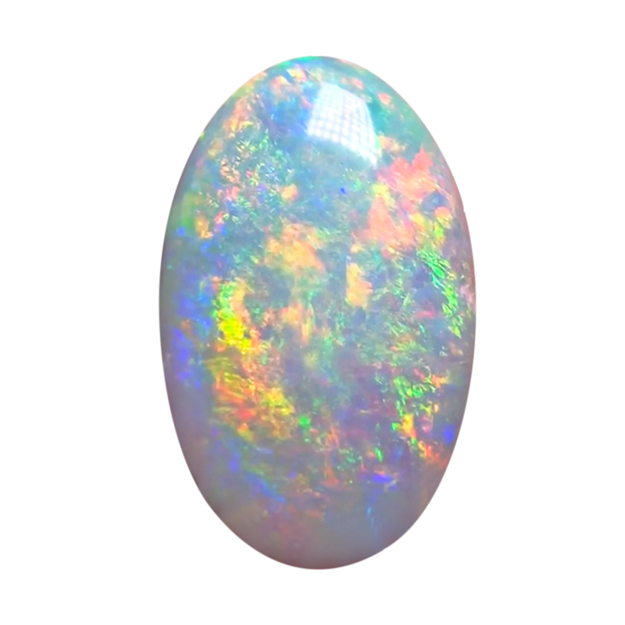 Australian Crystal Opal Gemstone - Oval Cut - 6.8 carats - 19 x 12mm