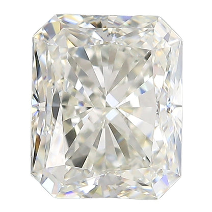 GIA Certified 1.0 Carat Radiant Cut Diamond Ideal Cut - J Color - VVS2 Clarity