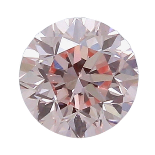 GIA Certified 1.23 Carat Enhanced Color Diamond - Fancy Pink -  Round Brilliant