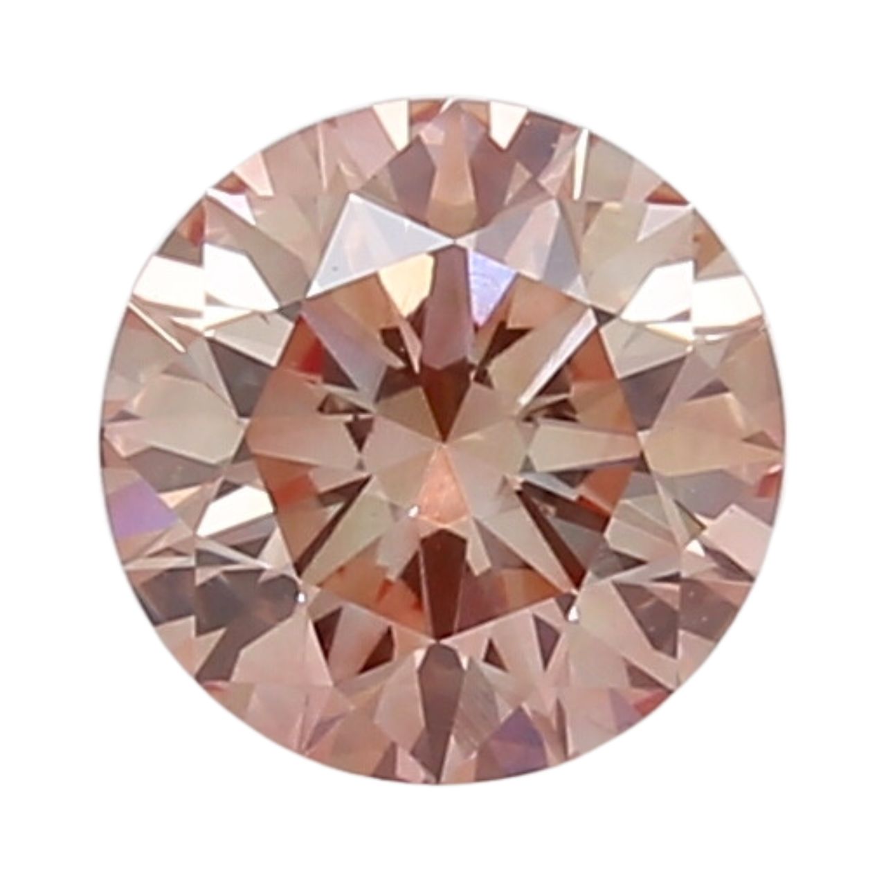 GIA Certified 1.23 Carat Enhanced Color Diamond -  Fancy Intense Pink -  Round Brilliant