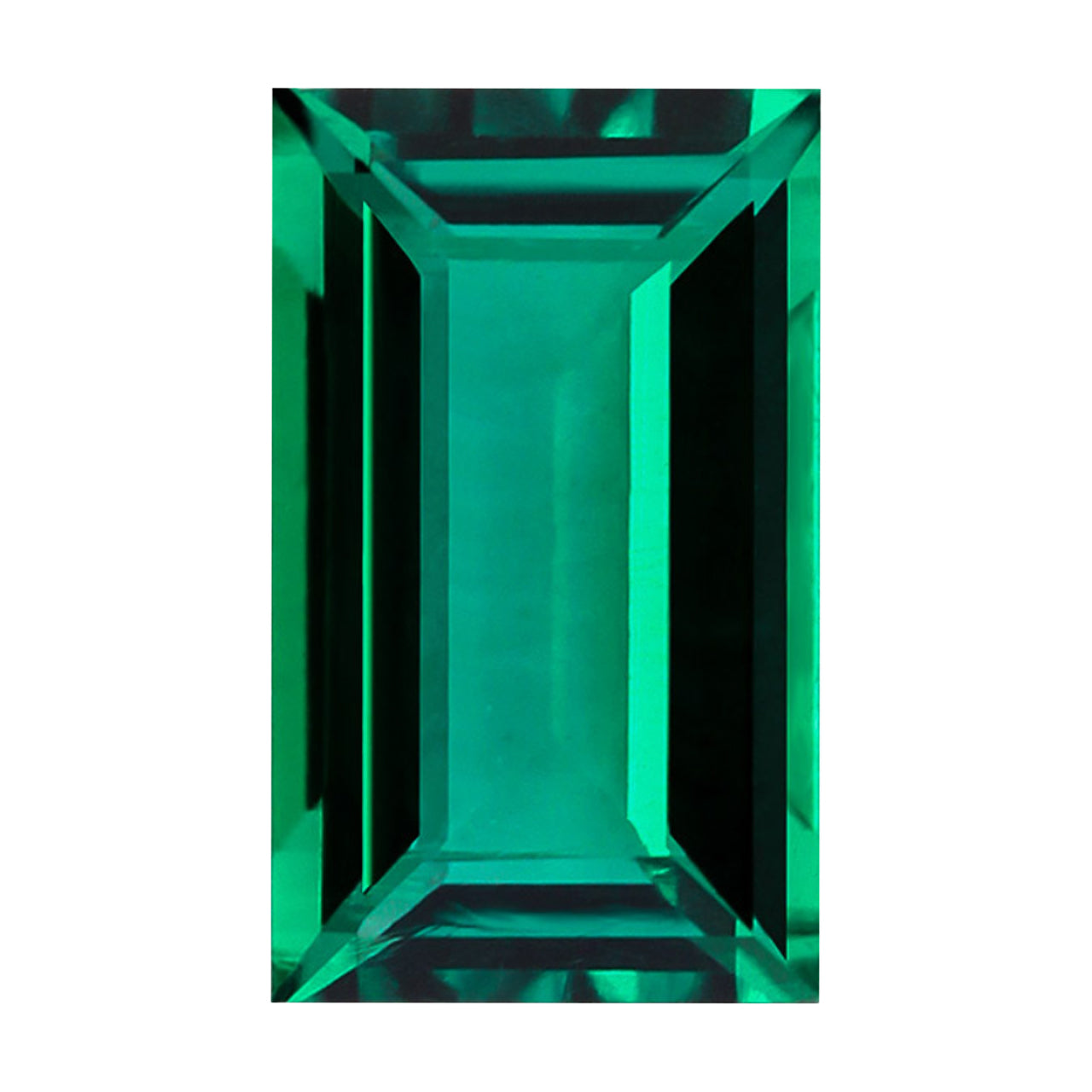 Emerald Baguette Cut in Created Grade GEM | Lab Stone