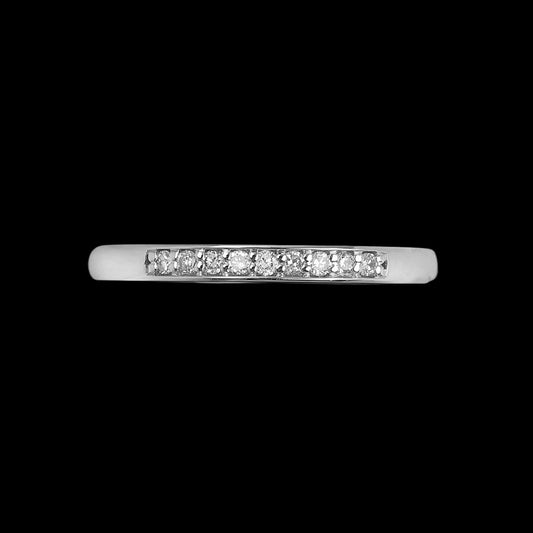 FIICCI Rouen Diamond 18K White Gold Wedding Ring