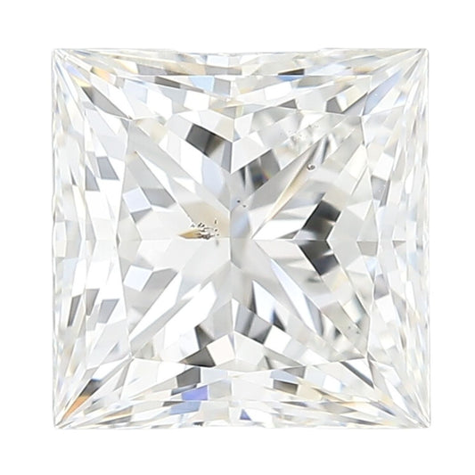 GIA Certified 1.10 Carat Princess Cut Diamond Ideal Cut - H Color - SI1 Clarity