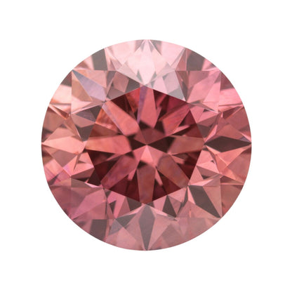 GIA Certified 2.65 Carat Enhanced Color Diamond -  Fancy Deep Pink -  Round Brilliant