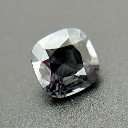 Facet Detail of Burmese Metallic Gray Spinel