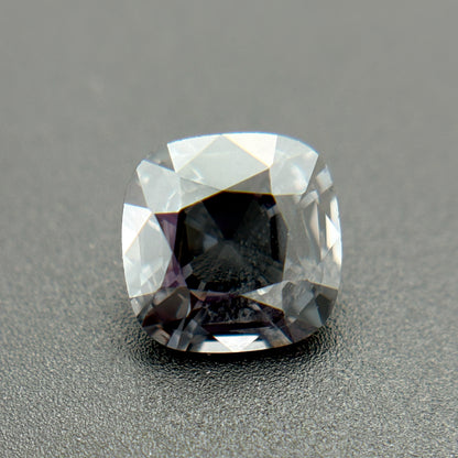 Side View of 2.20 Carat Burmese Metallic Gray Spinel