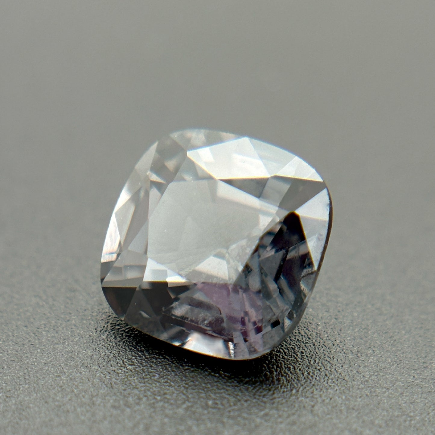 Natural Burmese Metallic Gray Spinel on Display Tray