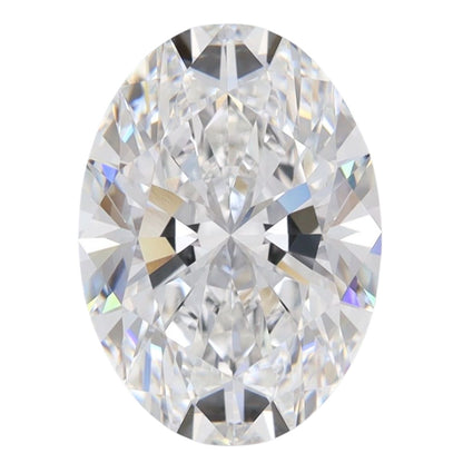 4.25 Carat Oval Lab Grown Diamond Oval Cut - E Color - VVS2 Clarity -IGI Certified