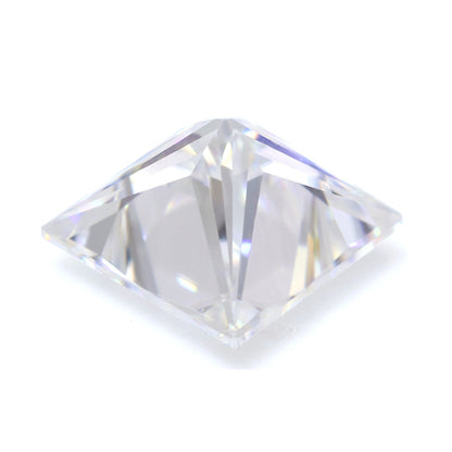 Value Grade Moissanite D Color Grade in Princess Cut