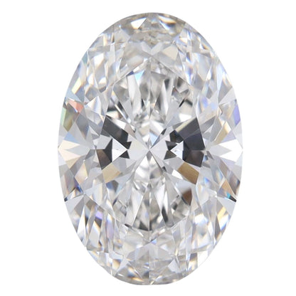 4.55 Carat Oval Lab Grown Diamond Oval Cut -F Color - VVS2 Clarity -GIA Certified