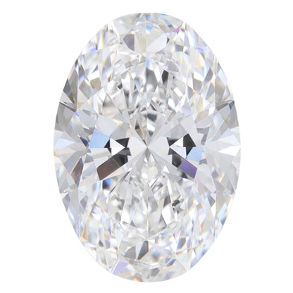 5.0 Carat Oval Lab Grown Diamond Oval Cut - E Color - VS1 Clarity -IGI Certified