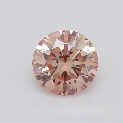 GIA Certified 1.23 Carat Enhanced Color Diamond -  Fancy Intense Pink -  Round Brilliant