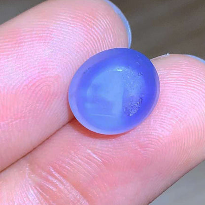 Blue Star Sapphire - Rare Quality - Oval Shape - Cabochon - 9.0 carats - 11.5 x 13mm