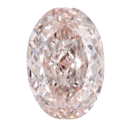 Lab Oval Diamonds - Fancy Brownish Pink - Lab Grown Diamond 3.12ct