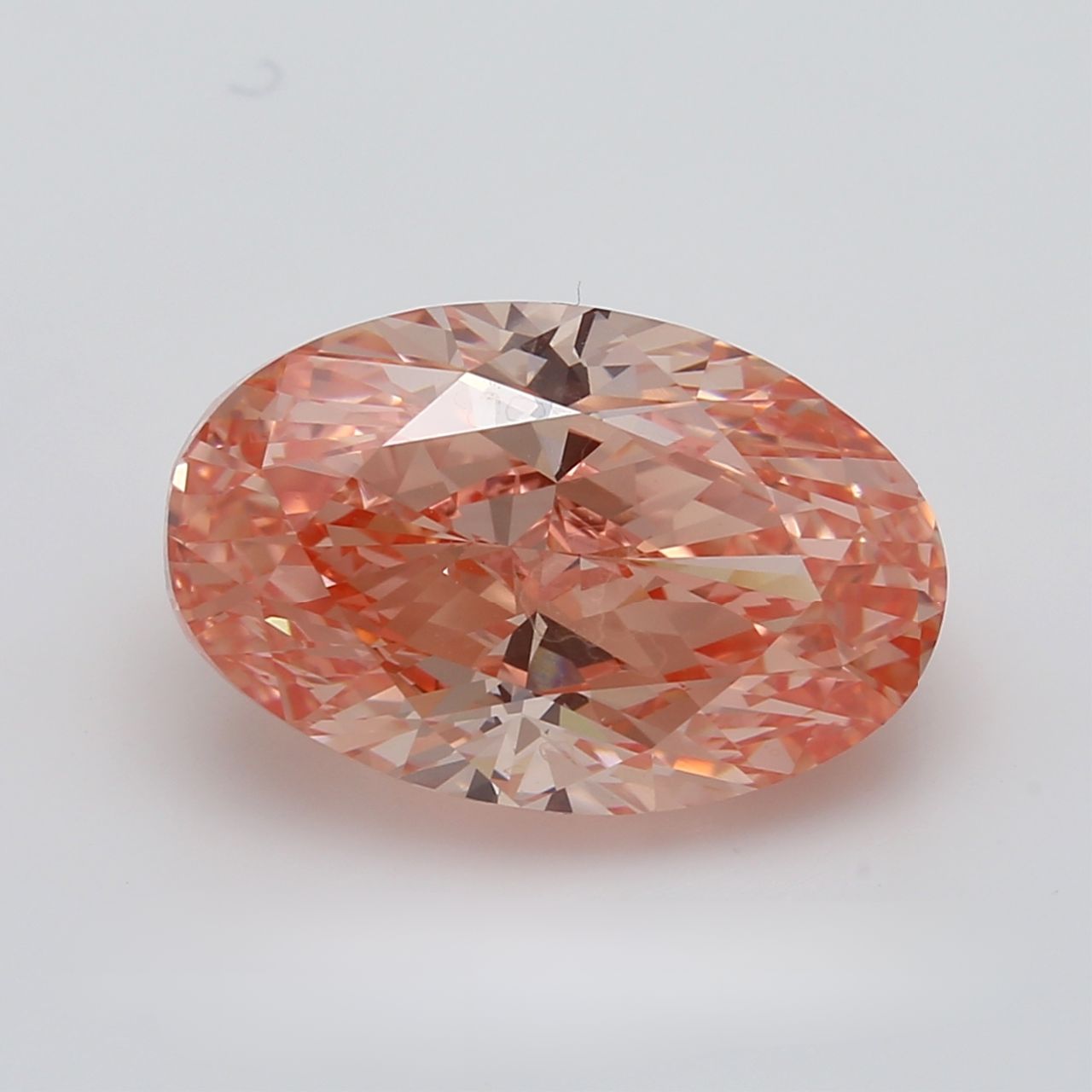 GIA Certified 10.01 Carat Enhanced Color Diamond - Fancy Vivid Pink - Oval