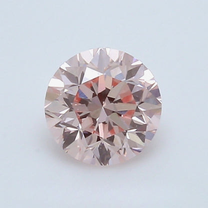 GIA Certified 1.23 Carat Enhanced Color Diamond - Fancy Pink -  Round Brilliant