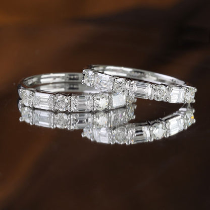 FIICCI Sicilia 18K White Gold Diamond Wedding Ring