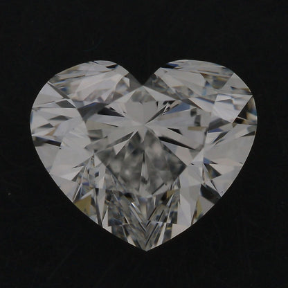 GIA Certified 0.72 Carat Heart Diamond Ideal Cut - E Color - VS1 Clarity