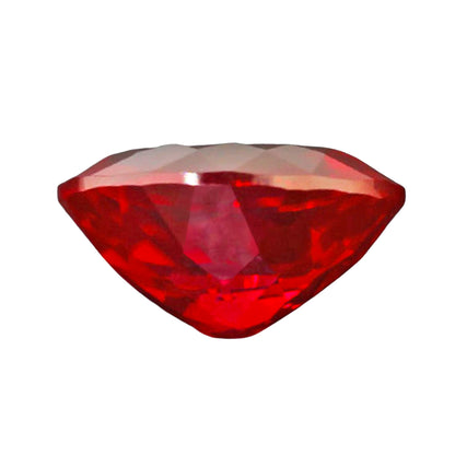 Ruby Oval Cut in Created Grade GEM | Lab Stone