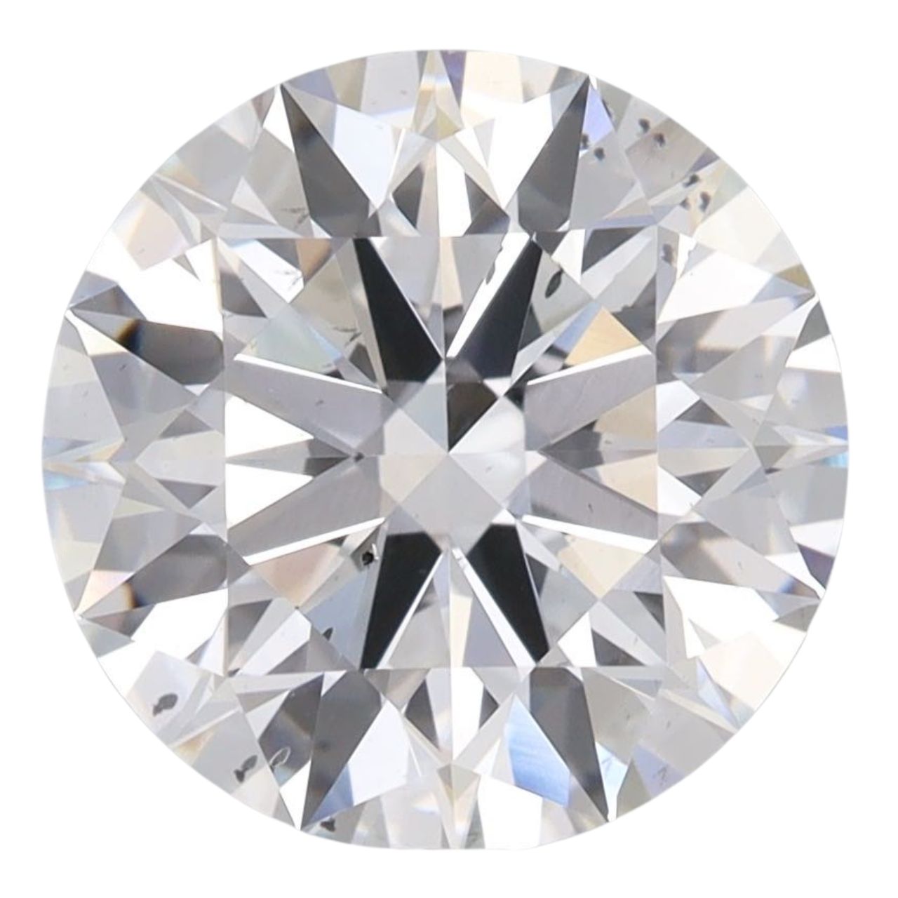 4.59 Carat Round Lab Grown Diamond Super Ideal Cut - E Color - SI1 Clarity -IGI Certified