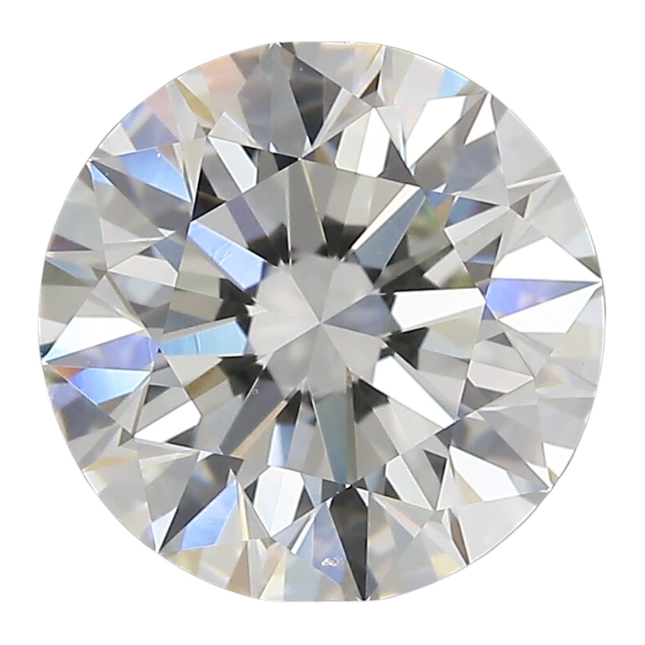 GIA Certified 2.11 Carat Round Diamond Ideal Cut - J Color - VS1 Clarity