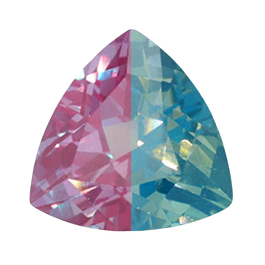 Alexandrite Trillion Cut in Created Grade GEM | Lab Stone