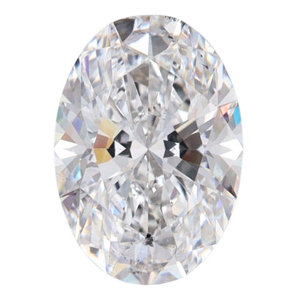 2.35 Carat Oval Lab Grown Diamond Oval Cut - E Color - SI1 Clarity -IGI Certified