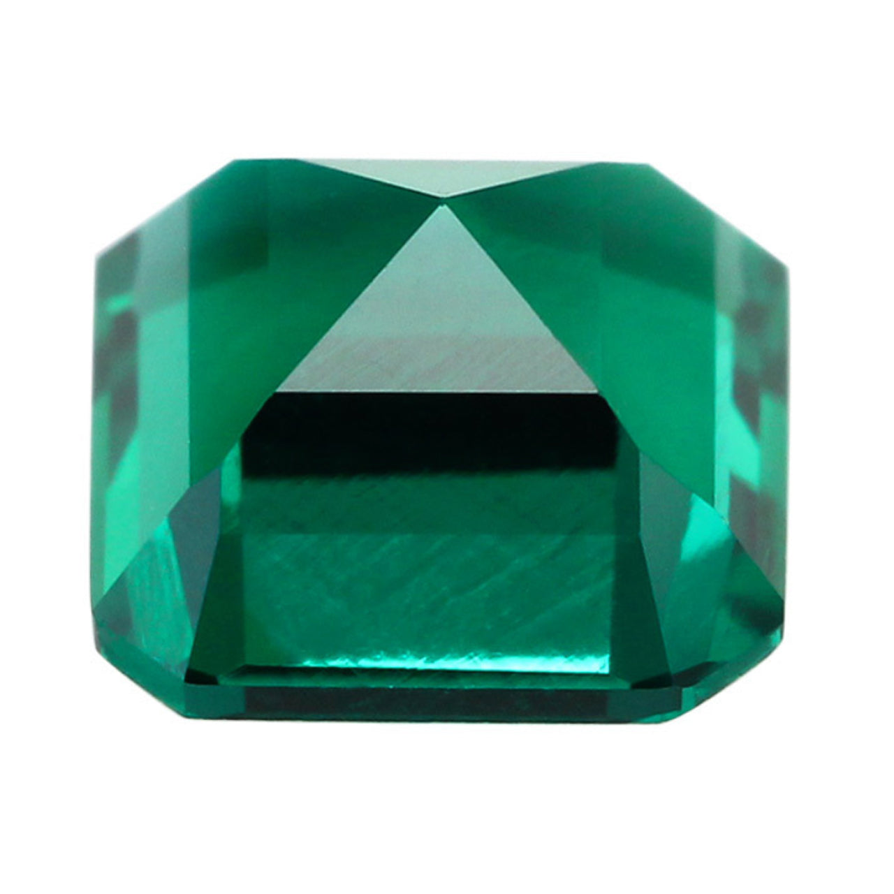 Emerald Antique Square Cut in Created Grade Gem | Lab Stone