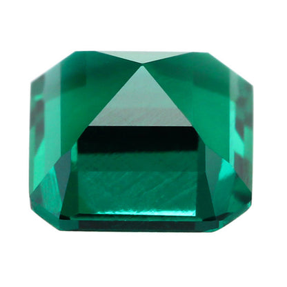 Emerald Antique Square Cut in Created Grade Gem | Lab Stone