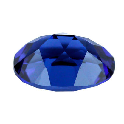 Blue Sapphire Oval Cut in Created Grade GEM | Lab Stone