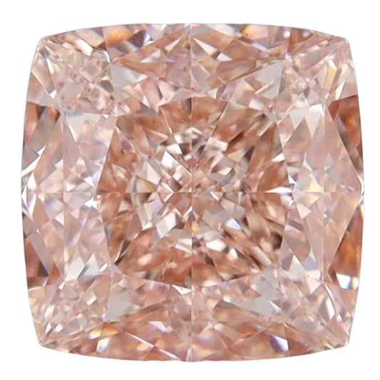 Lab Cushion Diamonds - Fancy Intense Brownish Pink - Lab Grown Diamond 3.01ct