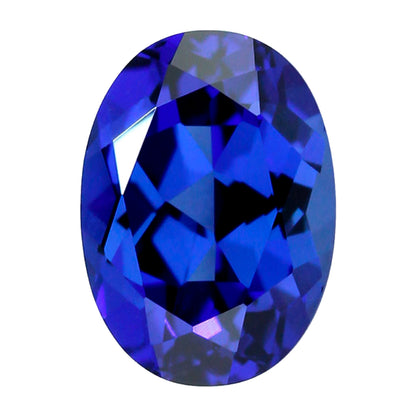 Blue Sapphire Oval Cut in Created Grade GEM | Lab Stone