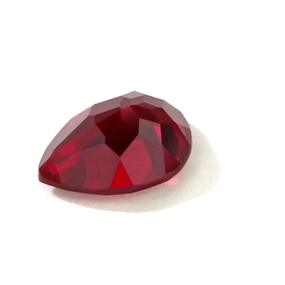 Ruby Pear Cut in Created Grade GEM | Lab Stone